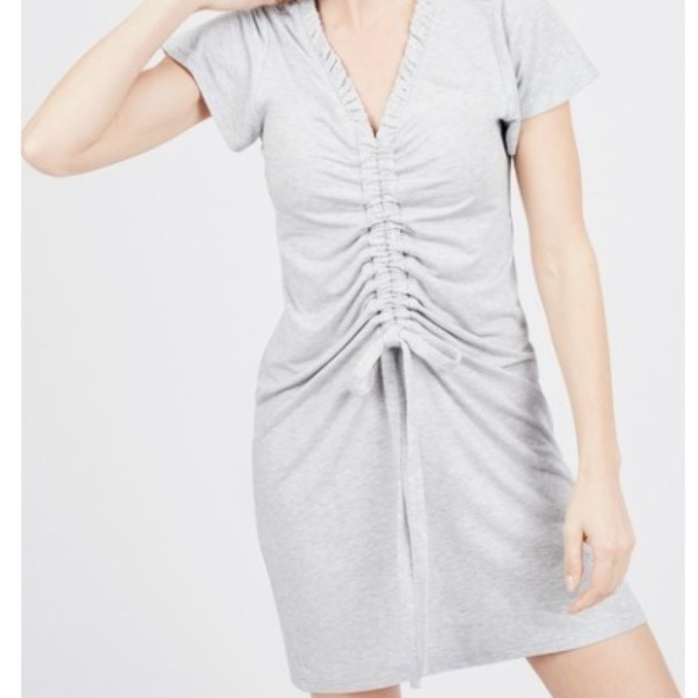 Summer & Sage Ruched Jersey Dress